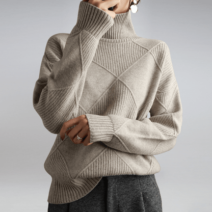 Adelina | Elegant Soft Turtleneck Sweater - Northeart Couture
