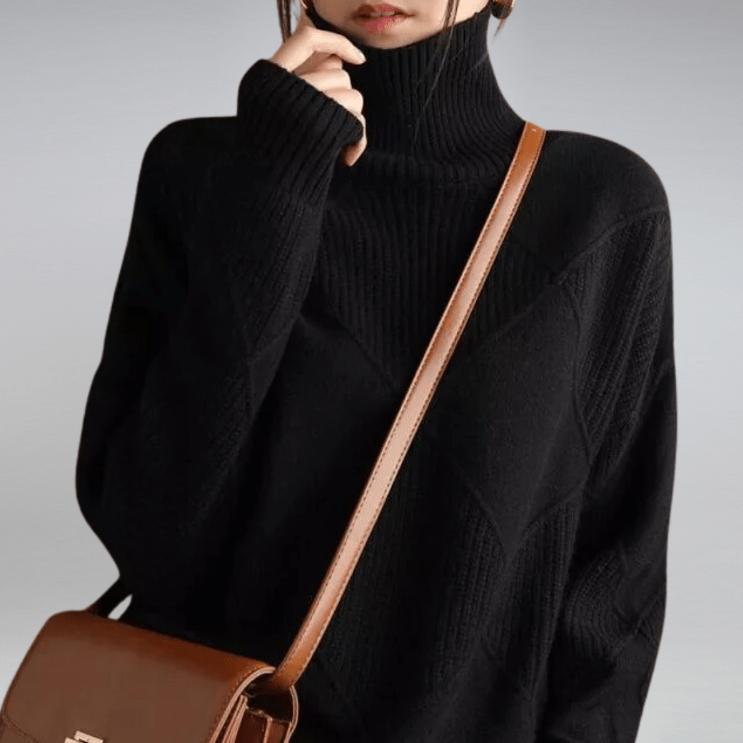 Adelina | Elegant Soft Turtleneck Sweater - Northeart Couture