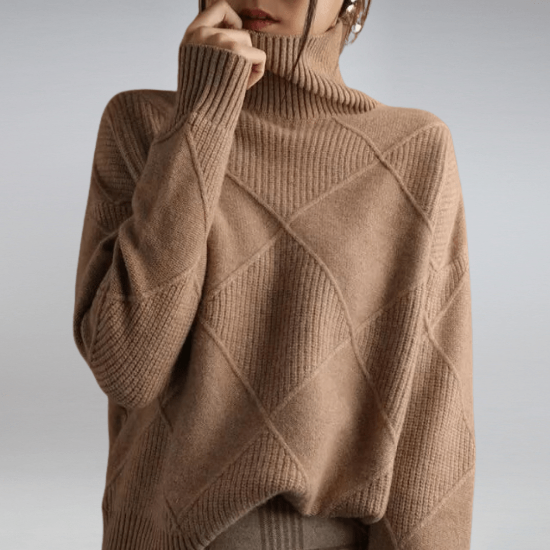 Adelina | Elegant Soft Turtleneck Sweater - Northeart Couture