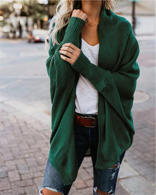 Zoe | Batwing Knit Cardigan - Northeart Couture
