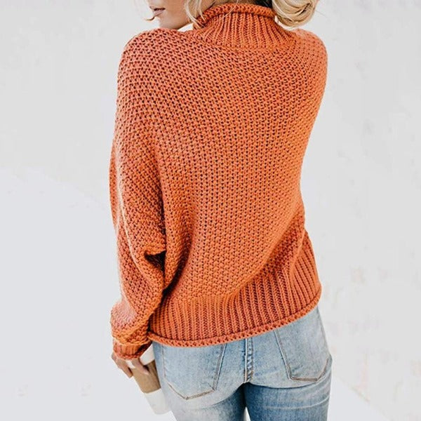Serena | Boho Chic Knit Pullover Sweater - Northeart Couture