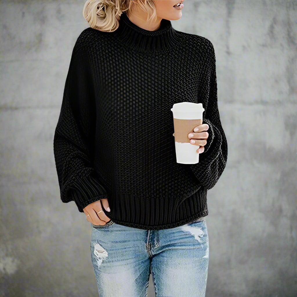 Serena | Boho Chic Knit Pullover Sweater - Northeart Couture