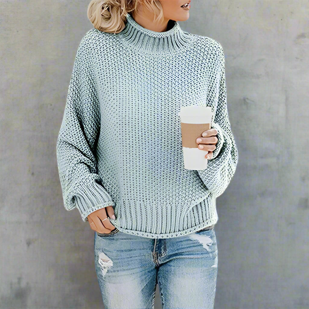 Serena | Boho Chic Knit Pullover Sweater - Northeart Couture