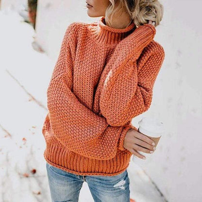 Serena | Boho Chic Knit Pullover Sweater - Northeart Couture