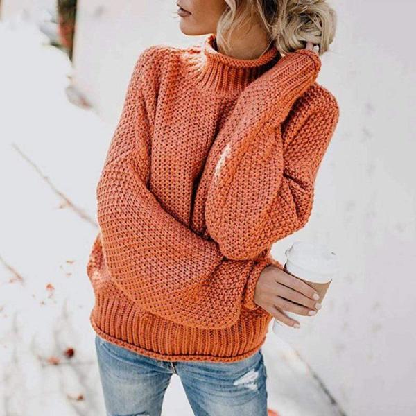 Serena | Boho Chic Knit Pullover Sweater - Northeart Couture
