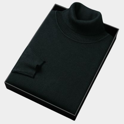 Davidson | Classic Knitted Turtleneck Sweater for Men Timeless Style and Comfort - Northeart Couture