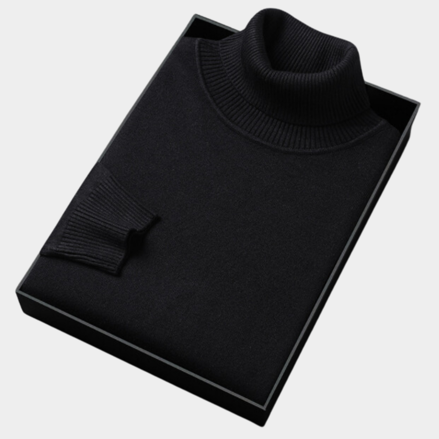 Davidson | Classic Knitted Turtleneck Sweater for Men Timeless Style and Comfort - Northeart Couture