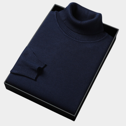 Davidson | Classic Knitted Turtleneck Sweater for Men Timeless Style and Comfort - Northeart Couture