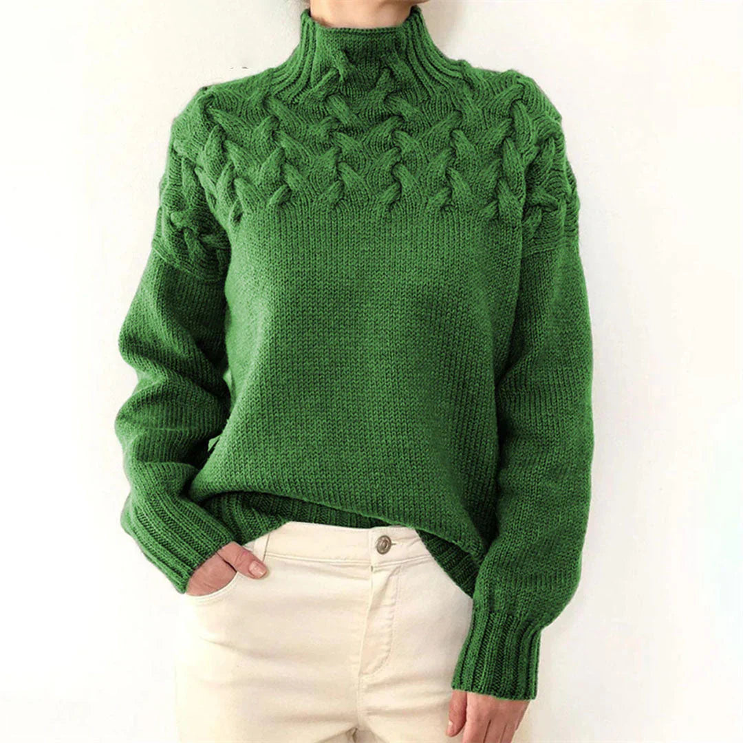 Vesta | Classic Knitted Turtleneck Sweater for Women Cozy Elegance for Every Season - Northeart Couture