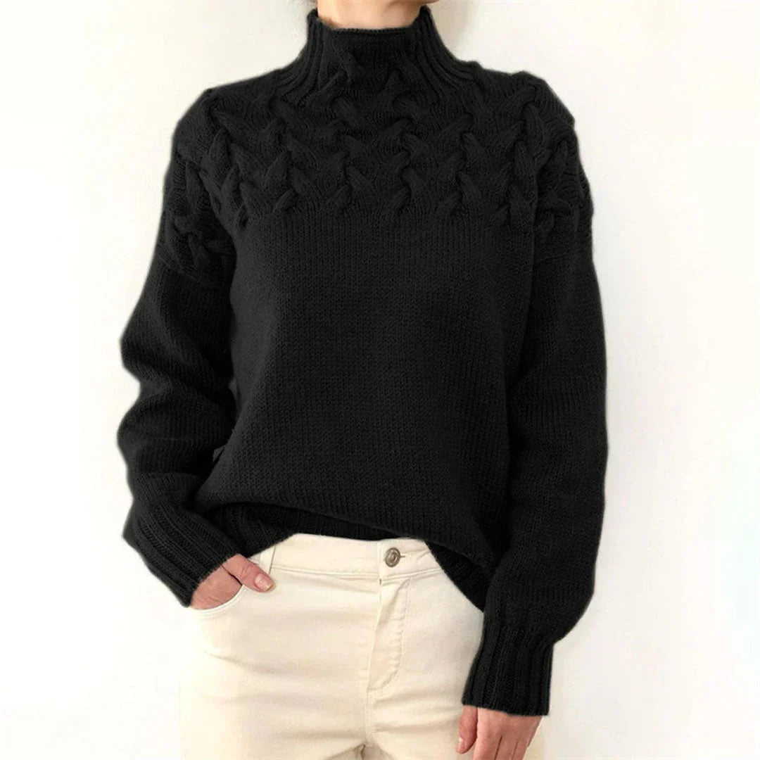 Vesta | Classic Knitted Turtleneck Sweater for Women Cozy Elegance for Every Season - Northeart Couture