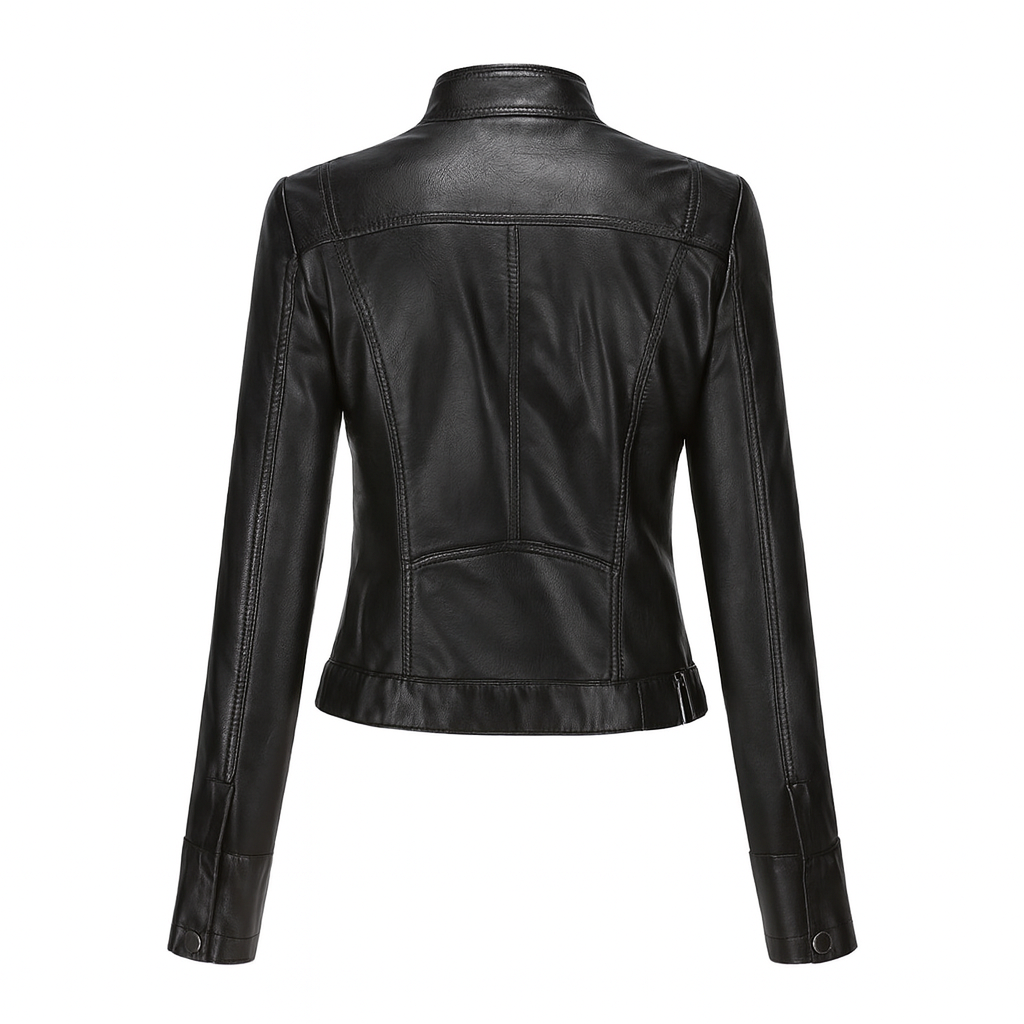 Freya | Classic Slim Leather Jacket for Women - Northeart Couture