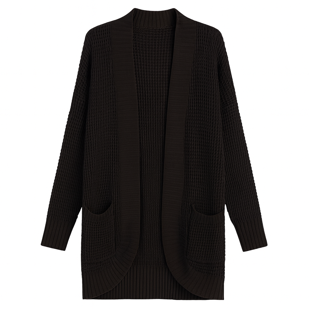 Luna | Loose-Fit Long Sleeve Knit Cardigan - Northeart Couture