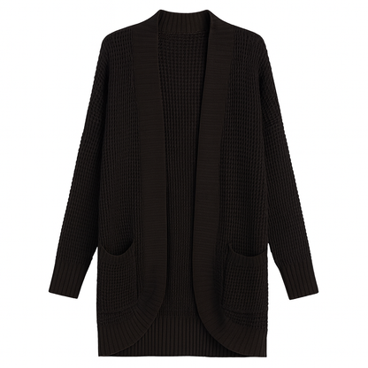Luna | Loose-Fit Long Sleeve Knit Cardigan - Northeart Couture