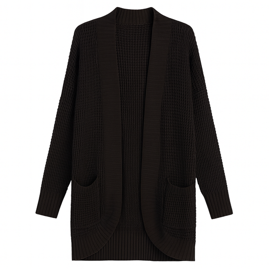Luna | Loose-Fit Long Sleeve Knit Cardigan - Northeart Couture