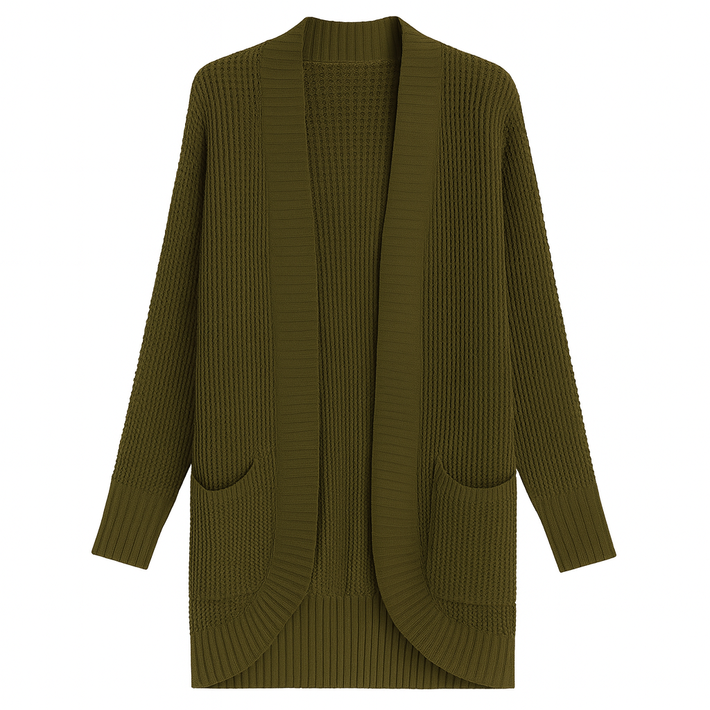 Luna | Loose-Fit Long Sleeve Knit Cardigan - Northeart Couture