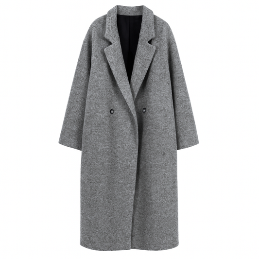 Kelly | Elegant Long Women Winter Coat with Classic Tailored Design - Northeart Couture