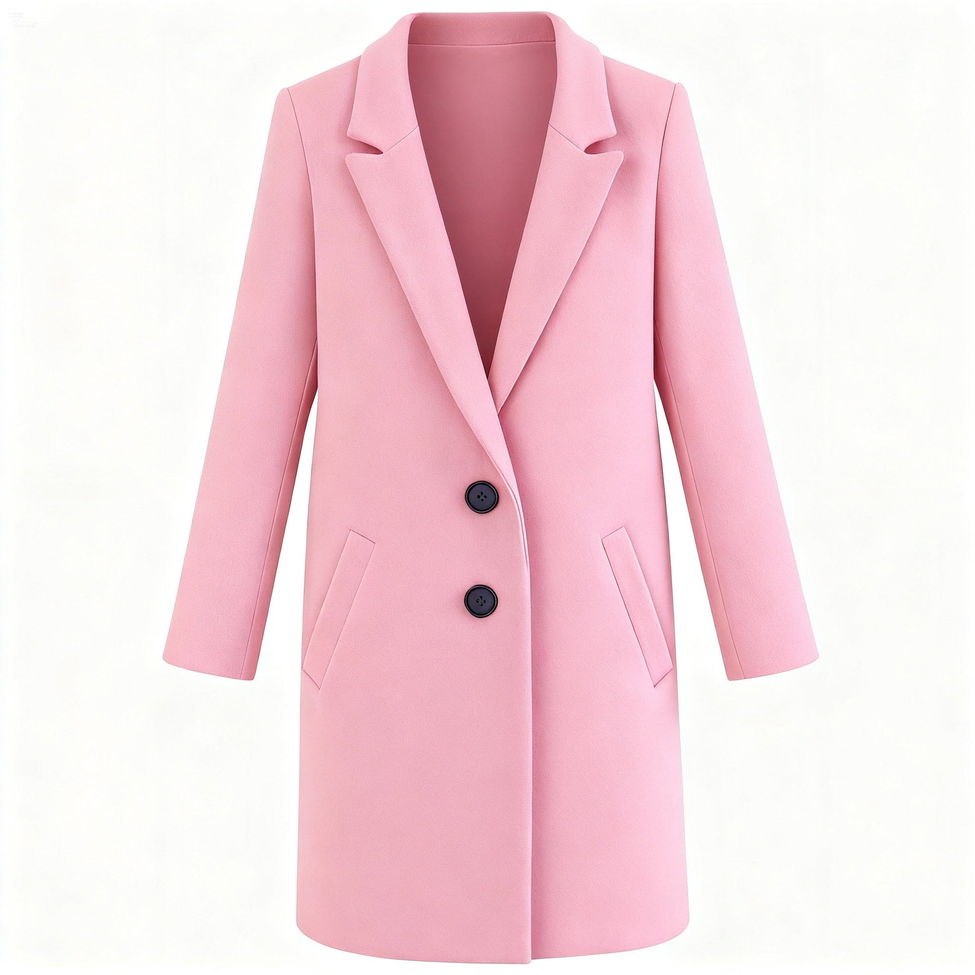 Mila | Stylish Women Coat with Button Closure and Turned-Down Collar - Northeart Couture