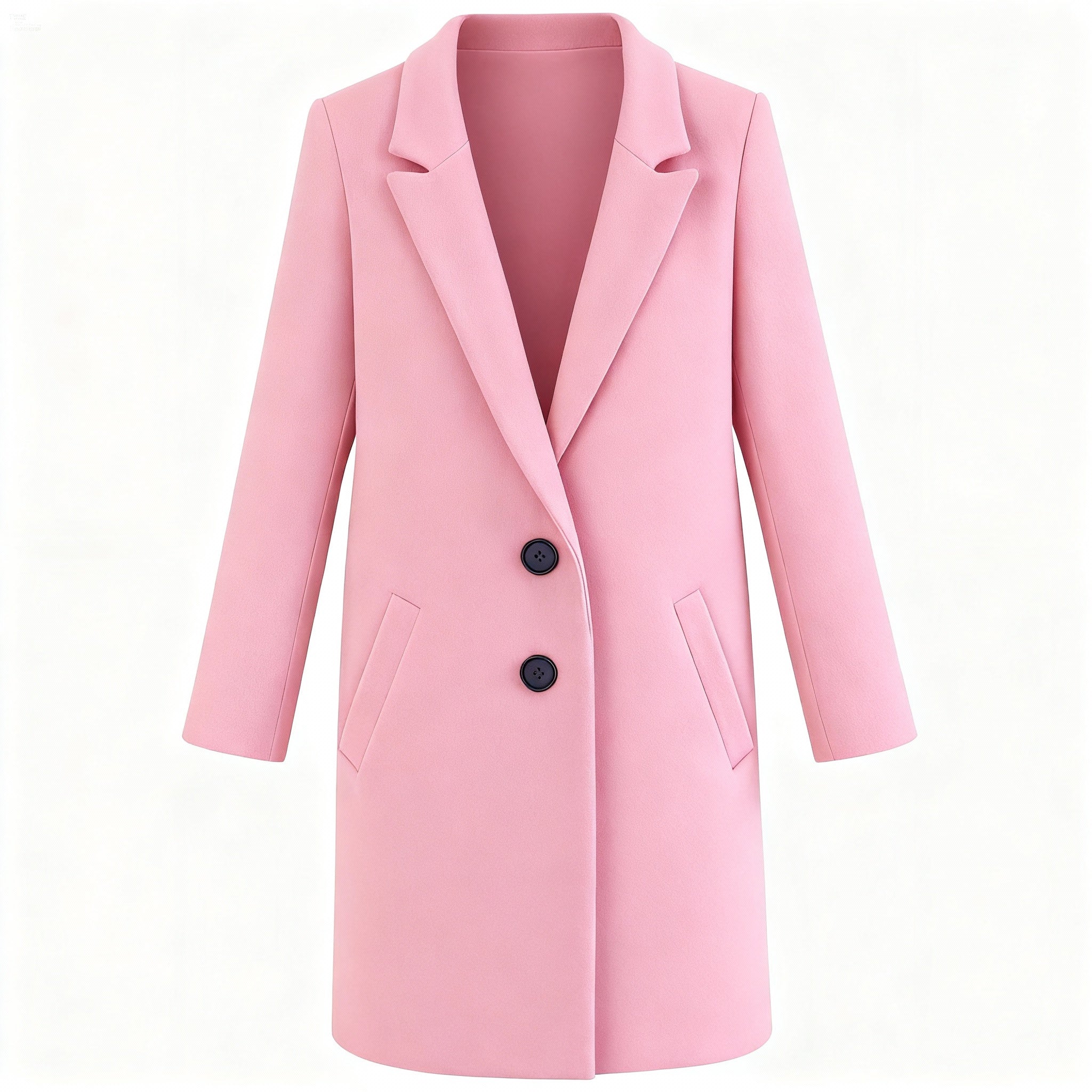 Mila | Stylish Women Coat with Button Closure and Turned-Down Collar - Northeart Couture