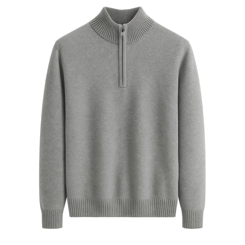 Alicante | Cashmere Half-Zip Sweater Soft - Northeart Couture