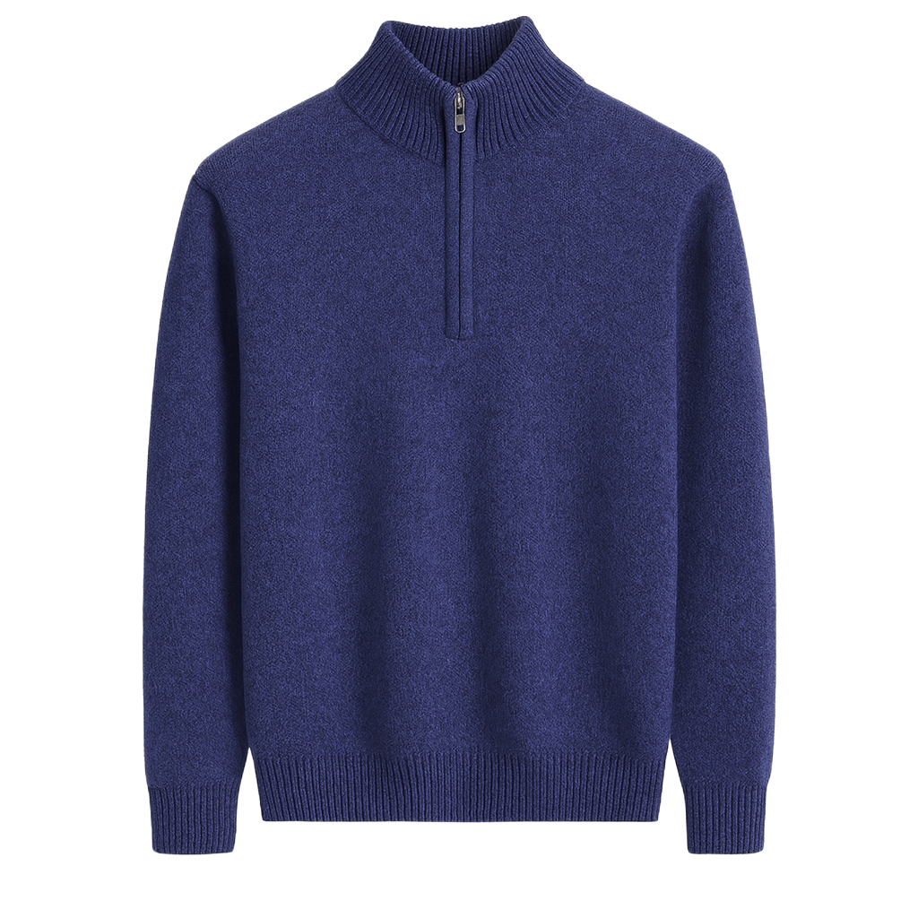 Alicante | Cashmere Half-Zip Sweater Soft - Northeart Couture