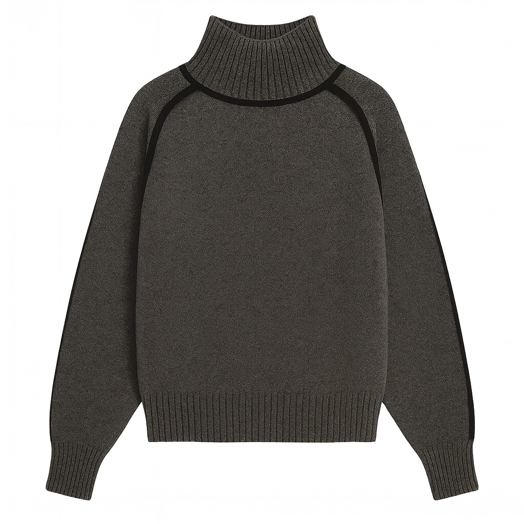 Alizée | Soft Knit Turtleneck Sweater - Northeart Couture