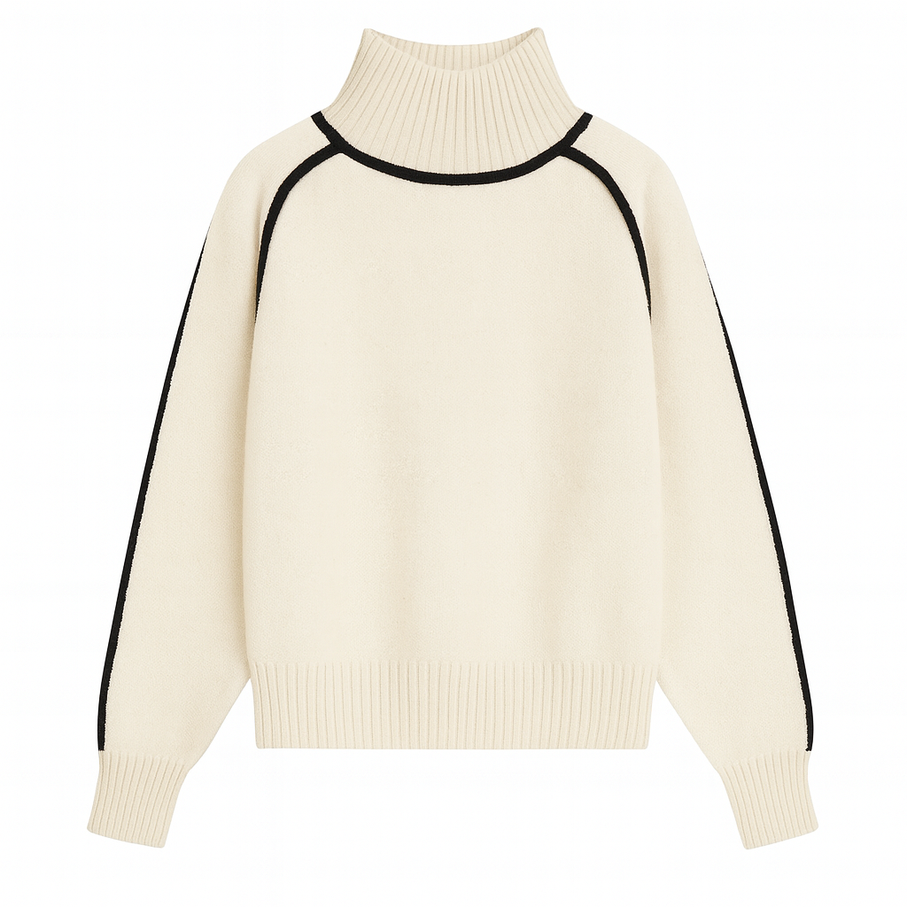 Alizée | Soft Knit Turtleneck Sweater - Northeart Couture