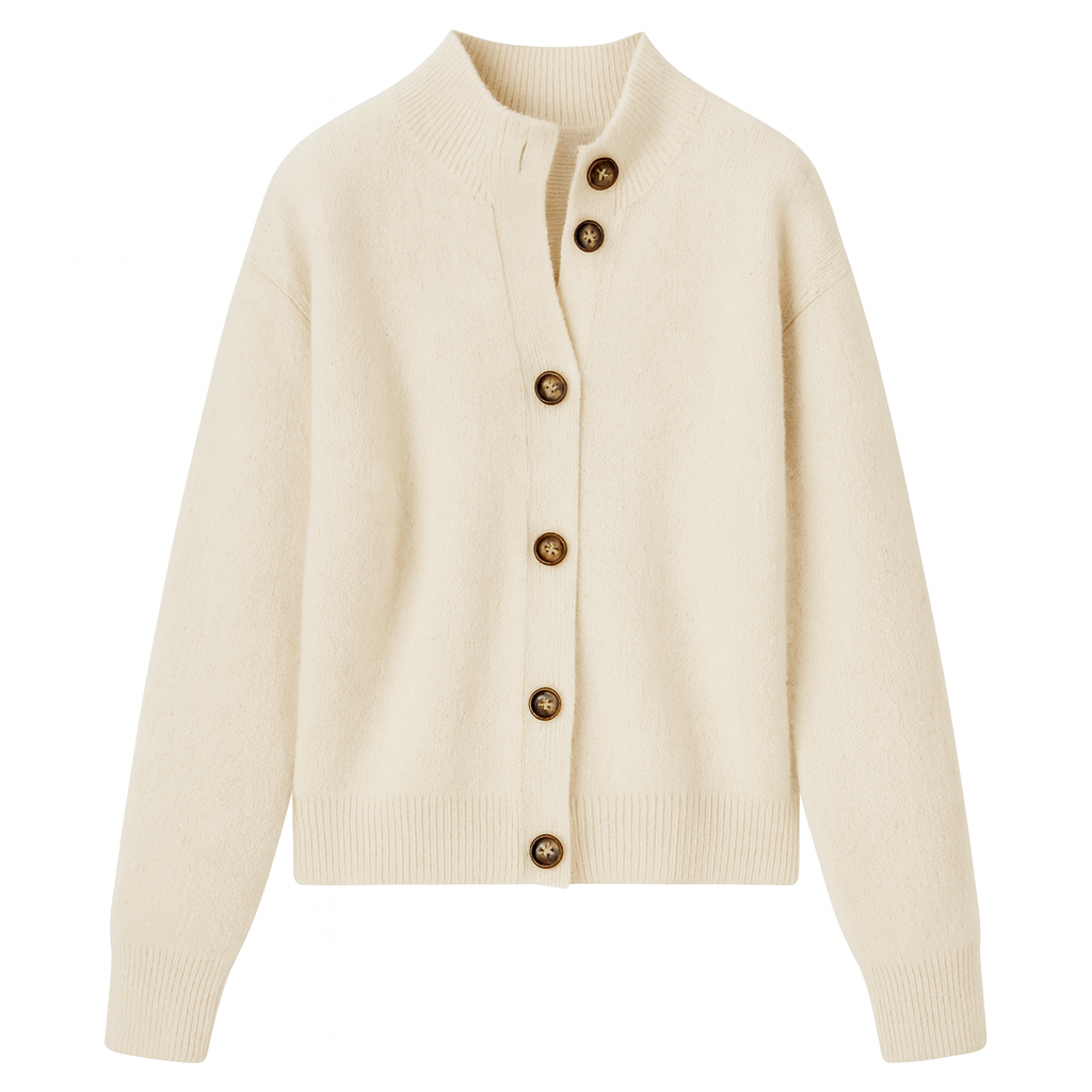 Amélie | Chic Knit Button Cardigan - Northeart Couture