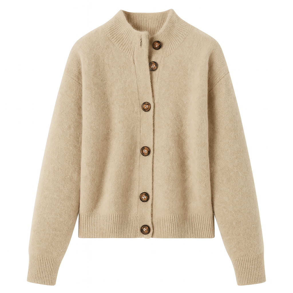 Amélie | Chic Knit Button Cardigan - Northeart Couture