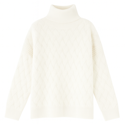 Isabella | Luxe Cashmere Turtleneck Sweater - Northeart Couture