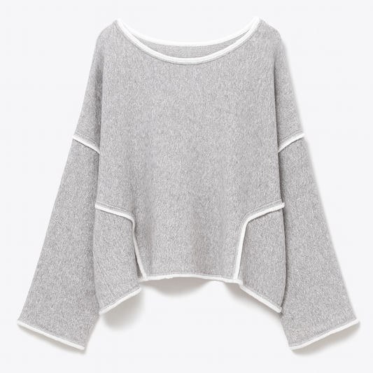 Maya | Bohemian Oversized Casual Pullover Sweater - Northeart Couture