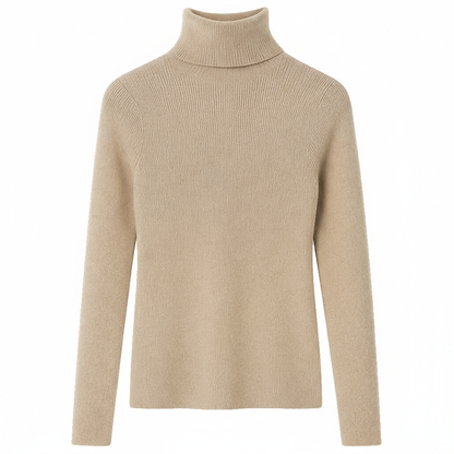Vivienne | Women Casual Turtleneck Pullover Sweater - Northeart Couture