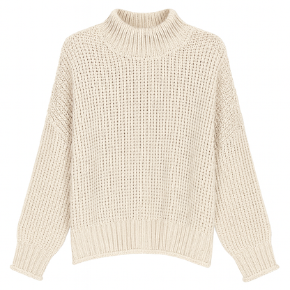 Serena | Boho Chic Knit Pullover Sweater - Northeart Couture