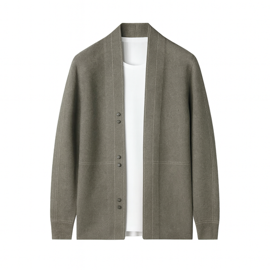 Parker | Quality Lightweight Wool Cardigan - Northeart Couture
