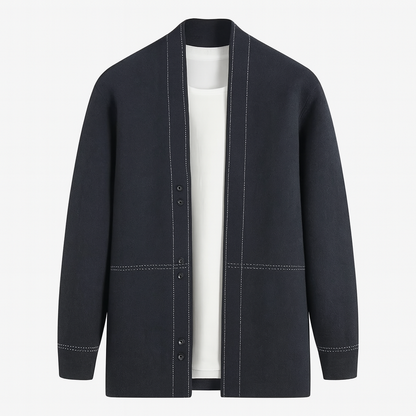 Parker | Quality Lightweight Wool Cardigan - Northeart Couture