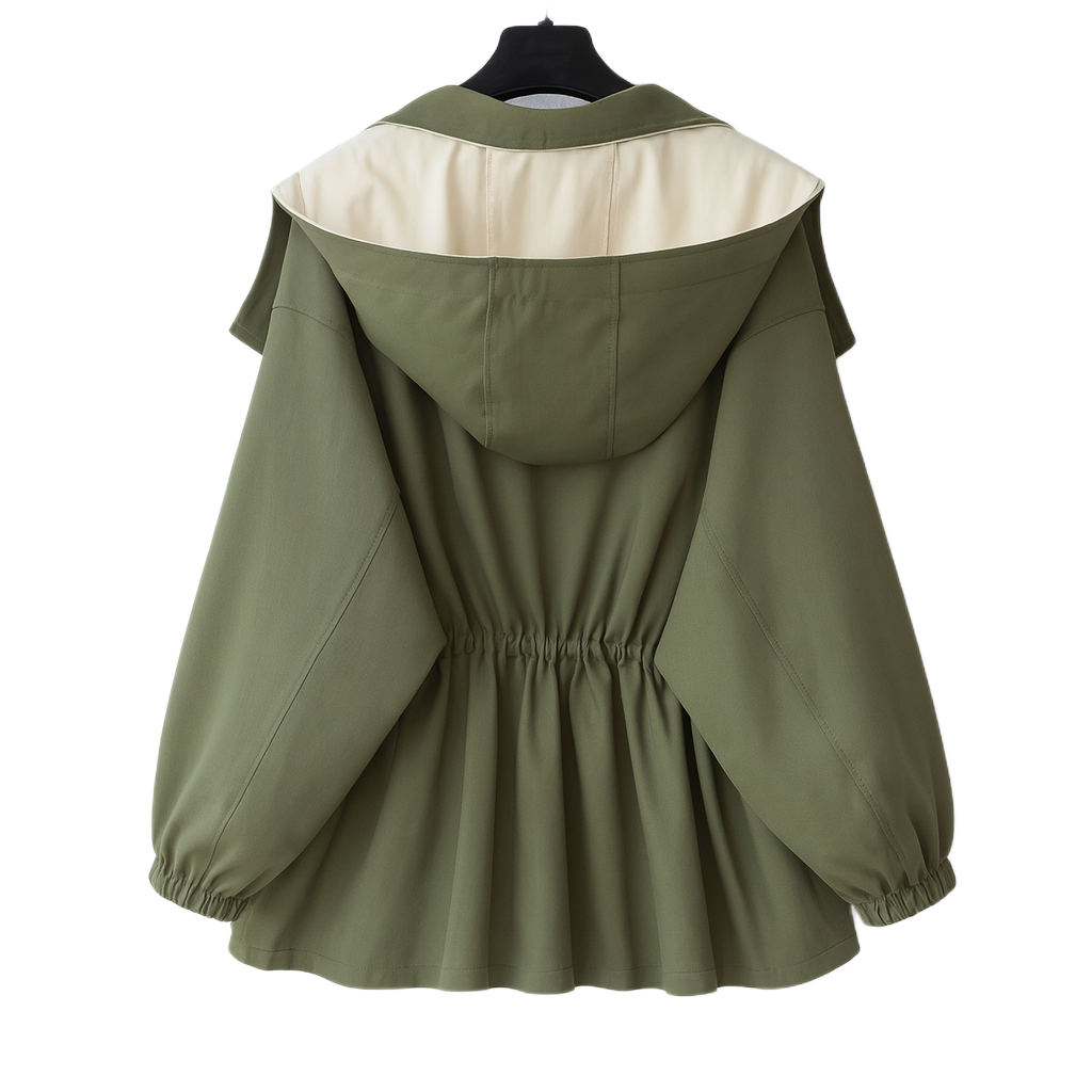 Clara | Double Layered Trench Coat - Northeart Couture