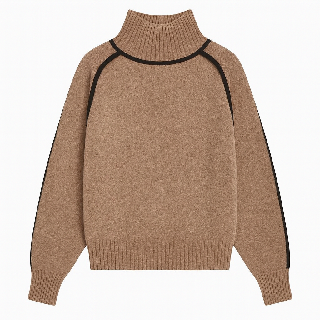 Alizée | Soft Knit Turtleneck Sweater - Northeart Couture
