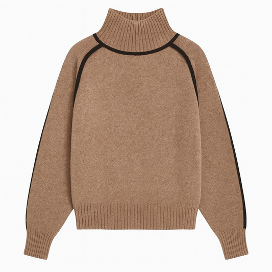 Alizée | Soft Knit Turtleneck Sweater - Northeart Couture