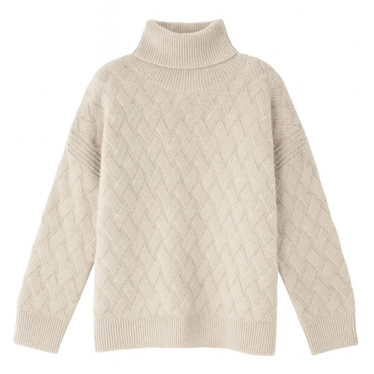 Isabella | Luxe Cashmere Turtleneck Sweater - Northeart Couture