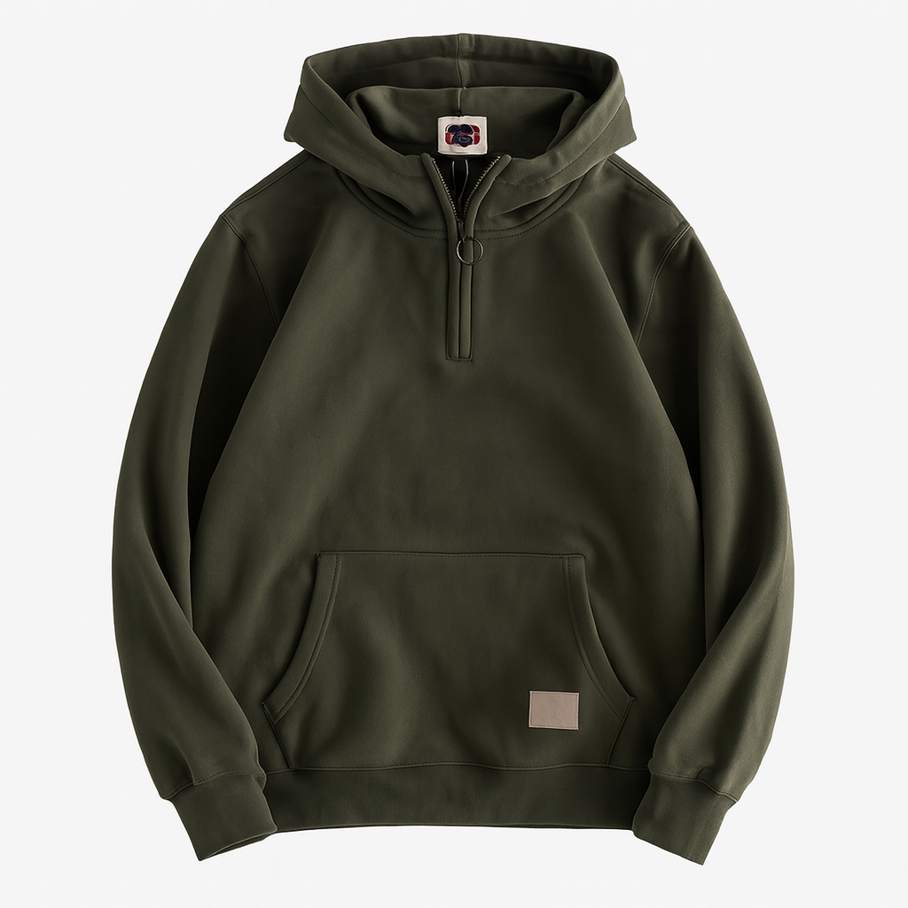 Wellington | Classic Half-Zip Hoodie - Northeart Couture