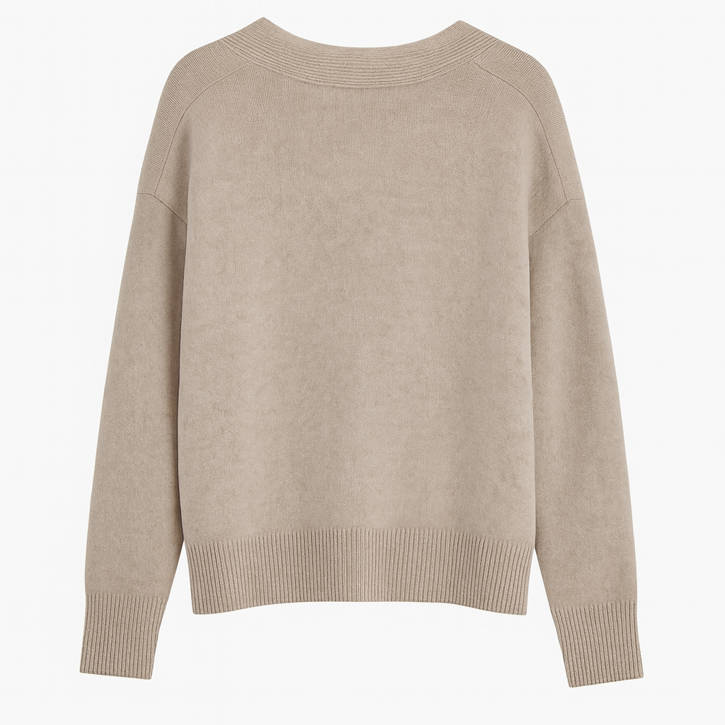 Sofia | Cashmere V-Neck Women Jumper - Northeart Couture