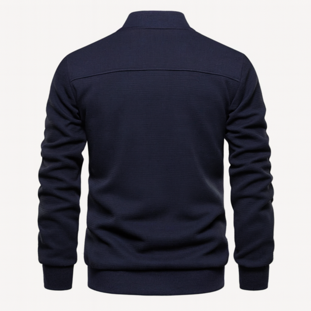 Francis | Casual Full Zip Jacket for Men Versatile Layering Piece for Everyday Wear - Northeart Couture