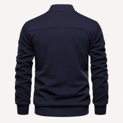 Francis | Casual Full Zip Jacket for Men Versatile Layering Piece for Everyday Wear - Northeart Couture