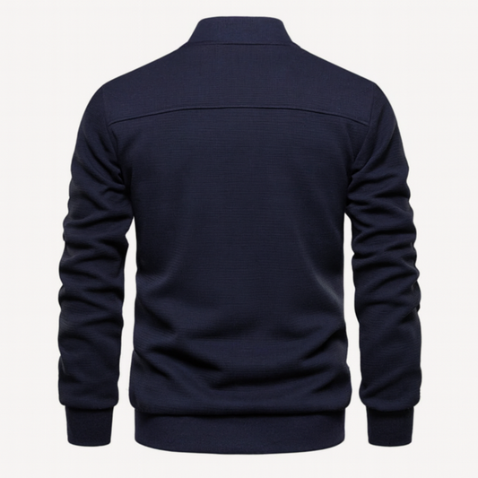 Francis | Casual Full Zip Jacket for Men Versatile Layering Piece for Everyday Wear - Northeart Couture