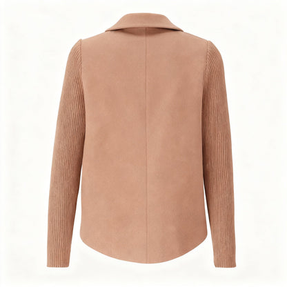 Amora | Knit-Sleeve Blazer for Stylish Comfort - Northeart Couture