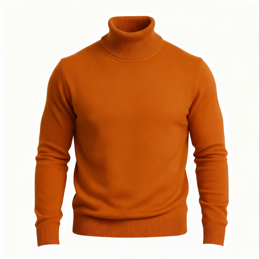 Davidson | Classic Knitted Turtleneck Sweater for Men Timeless Style and Comfort - Northeart Couture