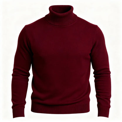 Davidson | Classic Knitted Turtleneck Sweater for Men Timeless Style and Comfort - Northeart Couture