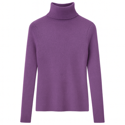 Vivienne | Women Casual Turtleneck Pullover Sweater - Northeart Couture