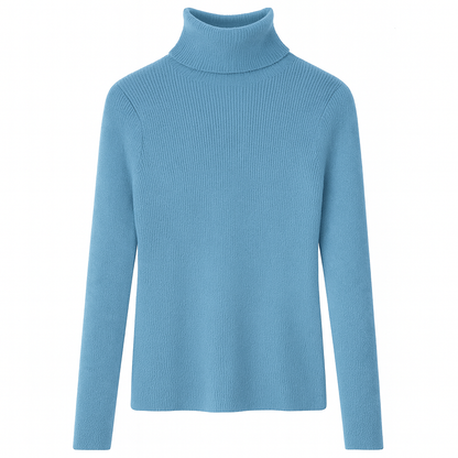 Vivienne | Women Casual Turtleneck Pullover Sweater - Northeart Couture