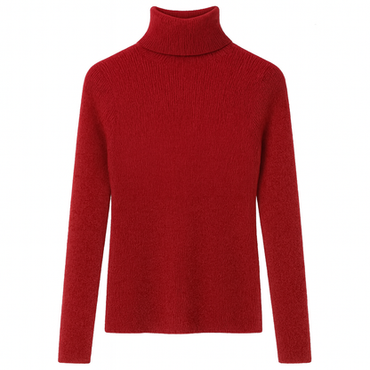 Vivienne | Women Casual Turtleneck Pullover Sweater - Northeart Couture