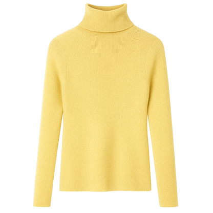 Vivienne | Women Casual Turtleneck Pullover Sweater - Northeart Couture